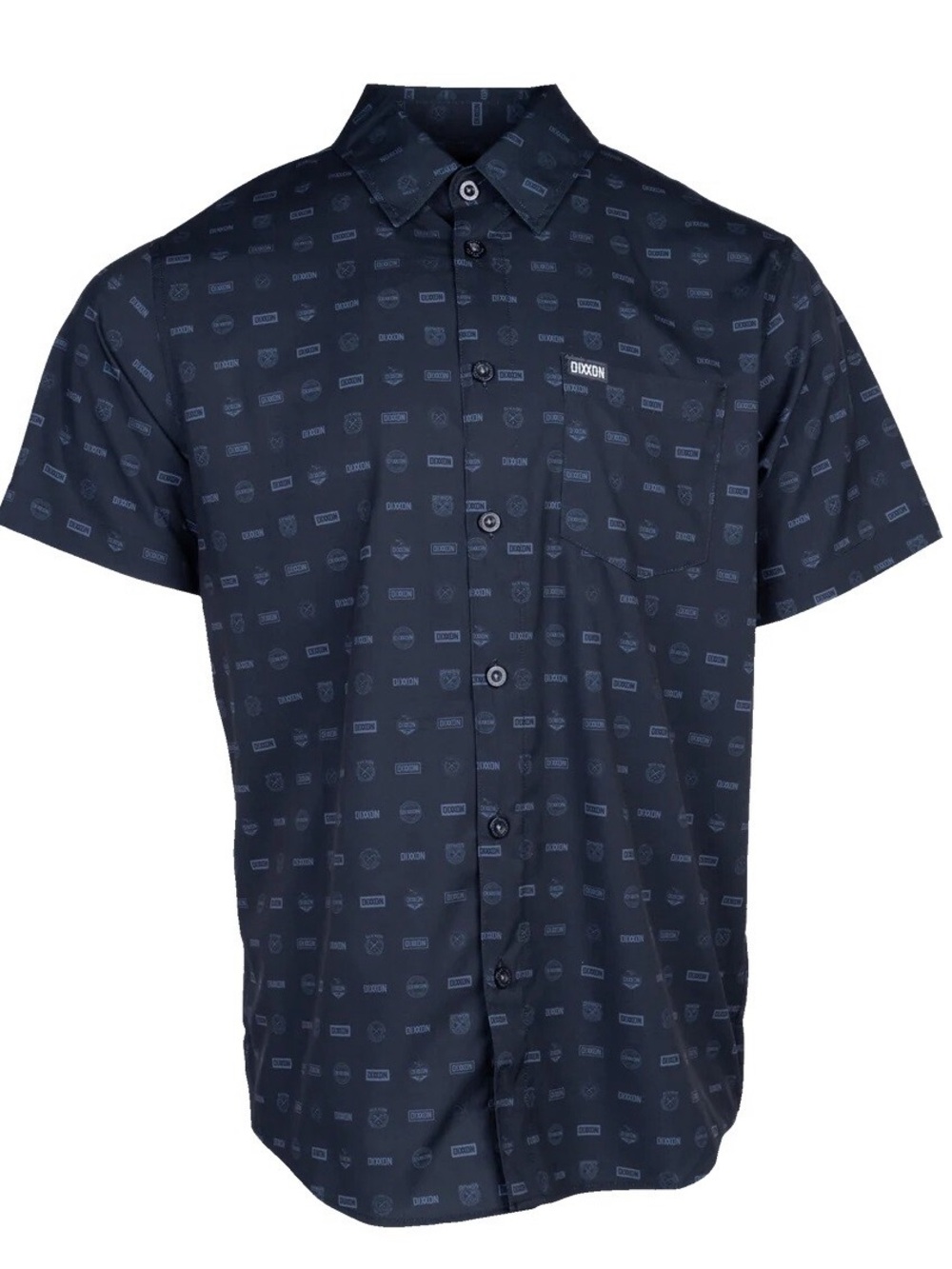 Dixxon Flannel Executive short-sleeve party shirt in black